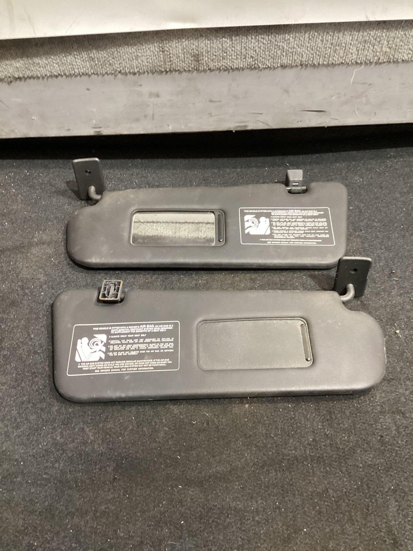 2006 - 2010 Holden Commodore VE  Sun Visor Pair