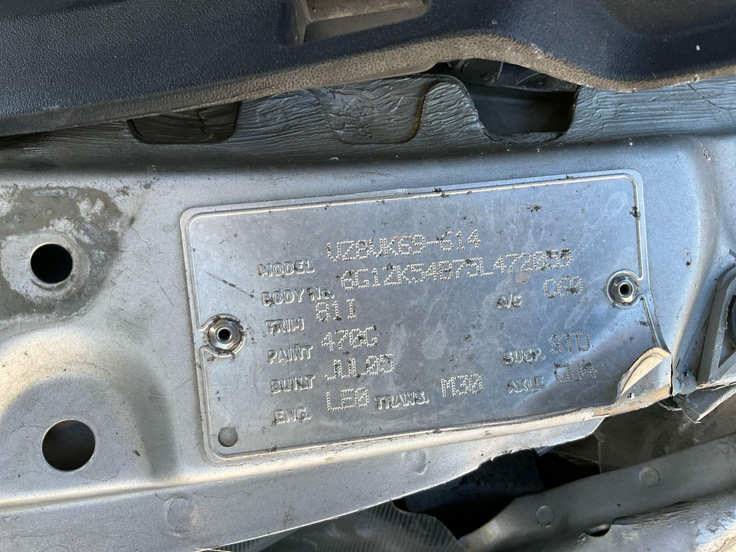 2005 - 2006 Holden Commodore Executive VZ Silver