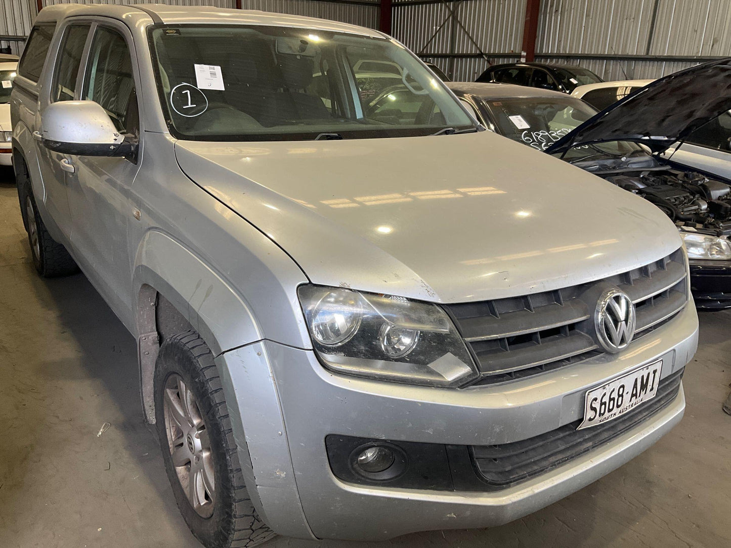 2011 Volkswagen Amarok   Silver