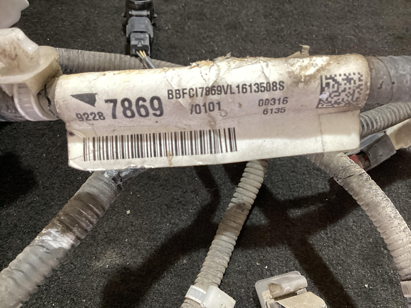 2016 - 2016 Holden Commodore Commodore  Rear Bar Wiring Harness 92287869