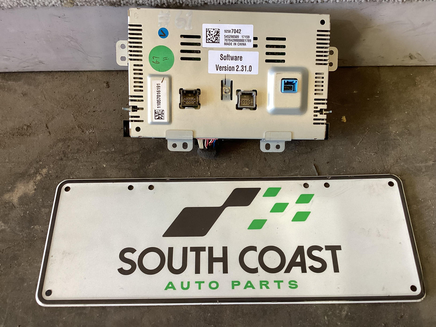 2017, Holden, Commodore, Sportwagon, VF, Dash Display Unit