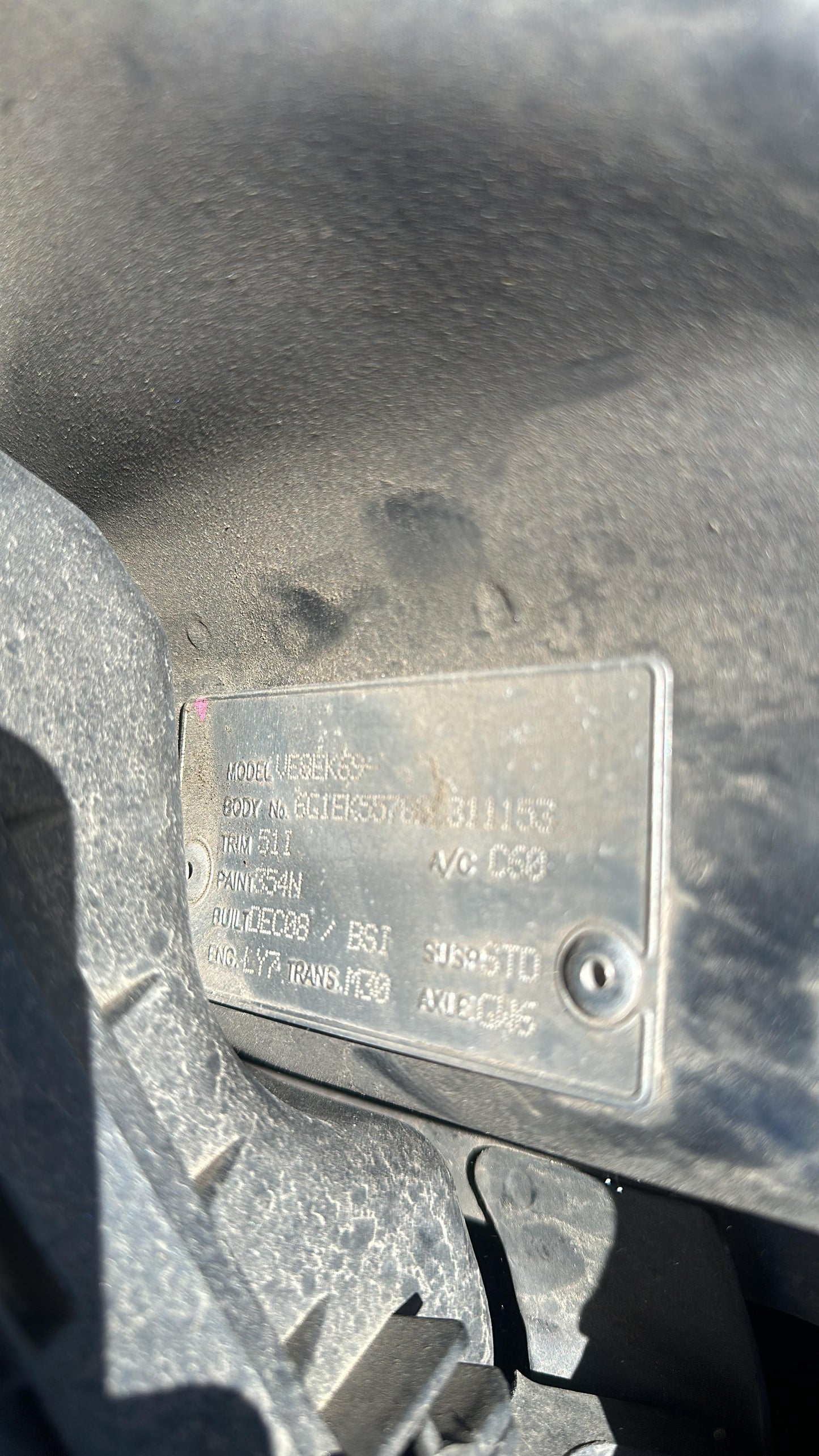 2006 - 2011 Holden Commodore Omega VE Grey