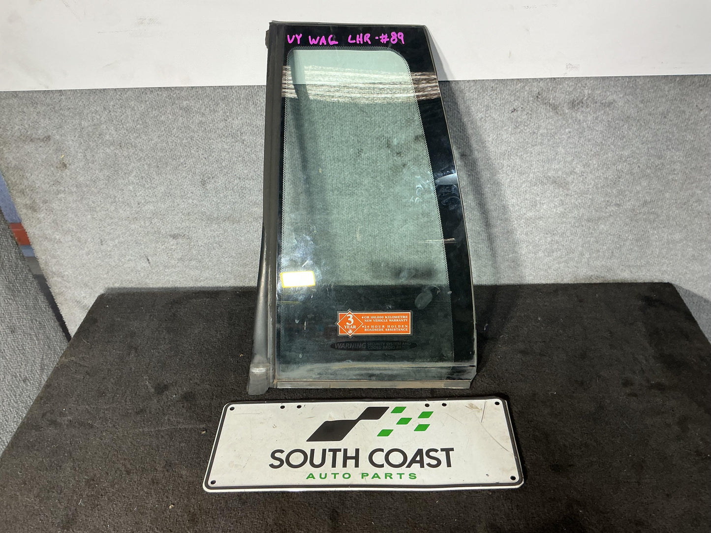 Holden Commodore VY  Left Rear Quarter Door Glass