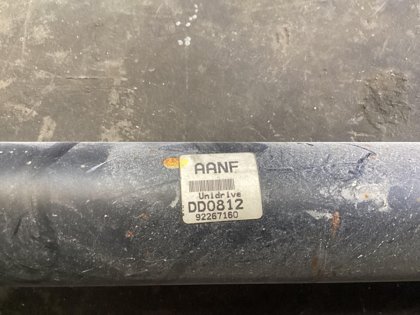 Holden Commodore VE  Rear Prop Shaft AANFDD081292267160