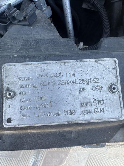 2003 - 2004 Holden Crewman  VY Black