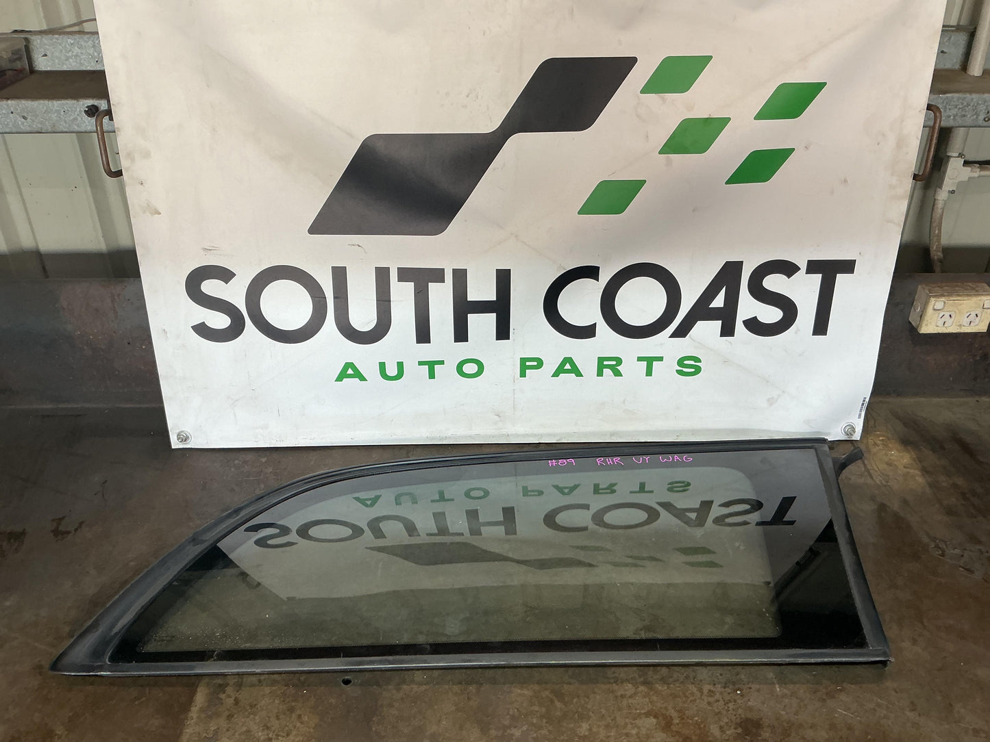 Holden Commodore VY  Right Rear Cargo Glass