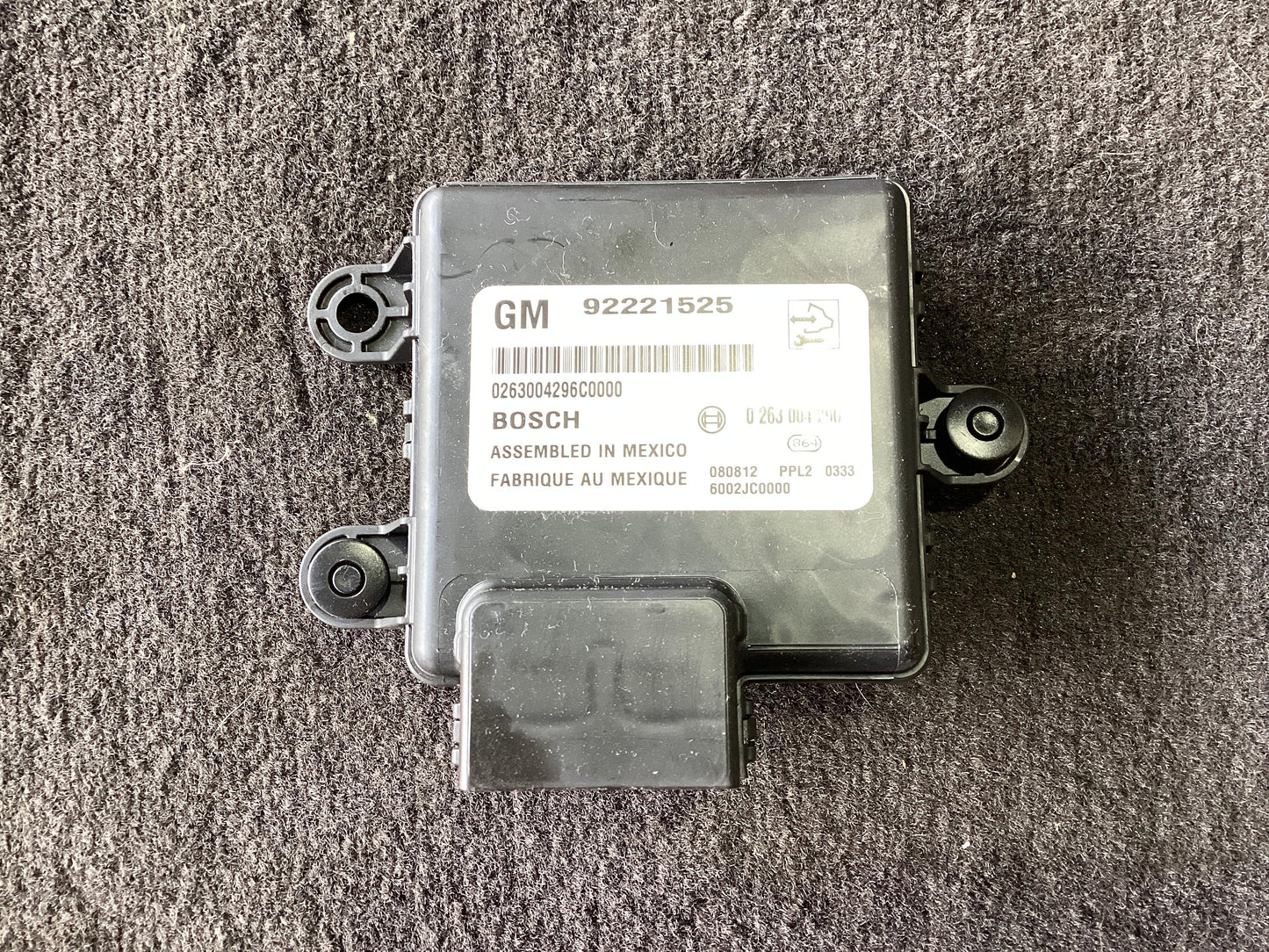 2008 - 2008 Holden Commodore   Parking Assistant Module VEPARKASSISTCONTROLMODULE92221525