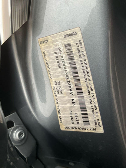 2010 Audi A4  B8 Grey