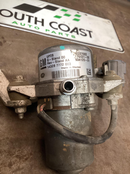 Holden Commodore VF  Brake Vacuum Pump 92227002