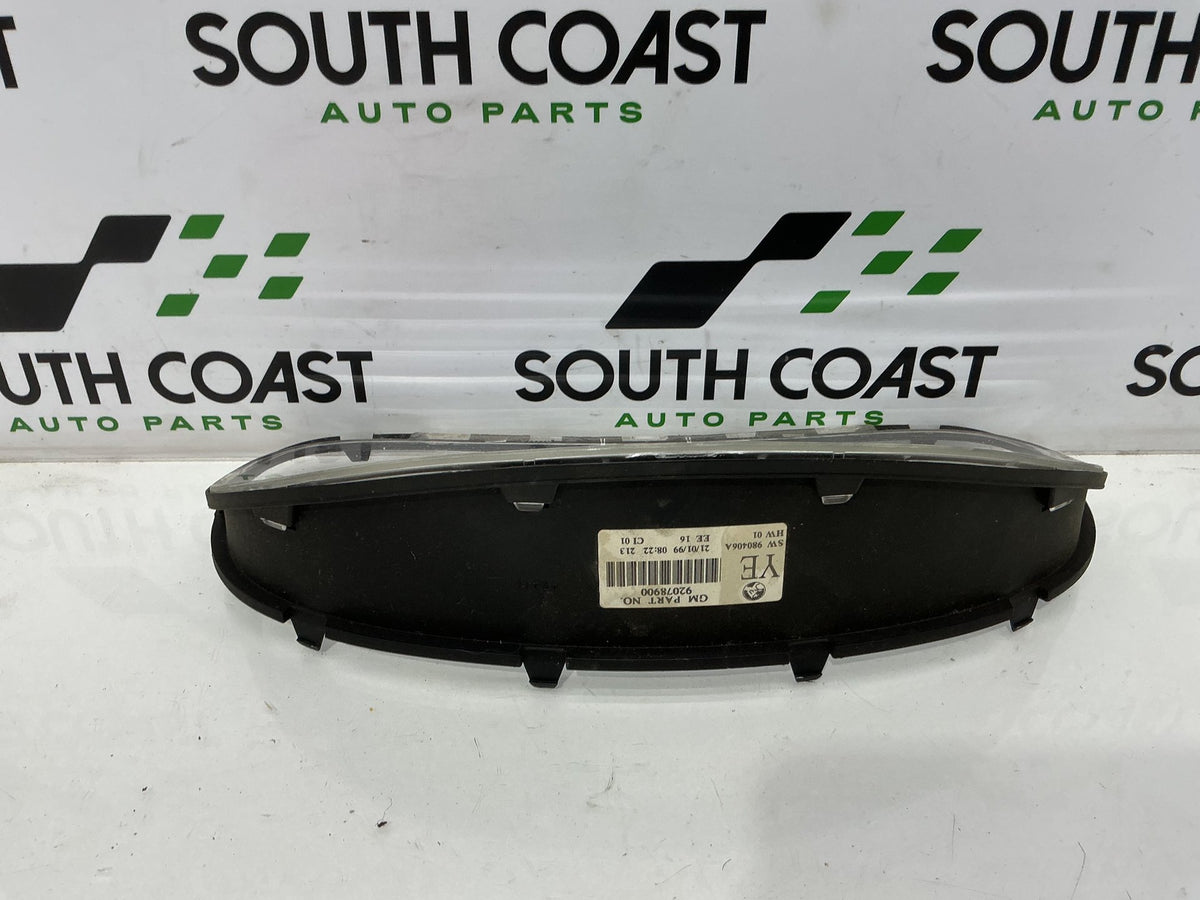 1999 Holden Commodore VT 6H8VTK69HXL423830 Instrument Cluster Fascia 92078900