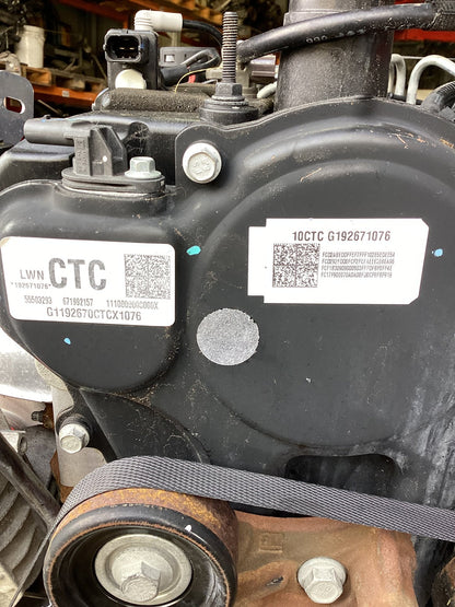 2019 Holden Colorado   Engine