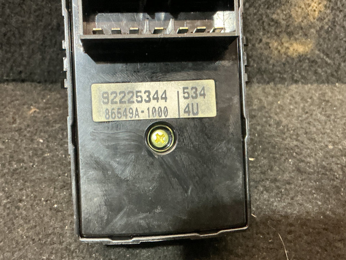 2009 Holden Commodore VE Master Power Window Switch 92225344