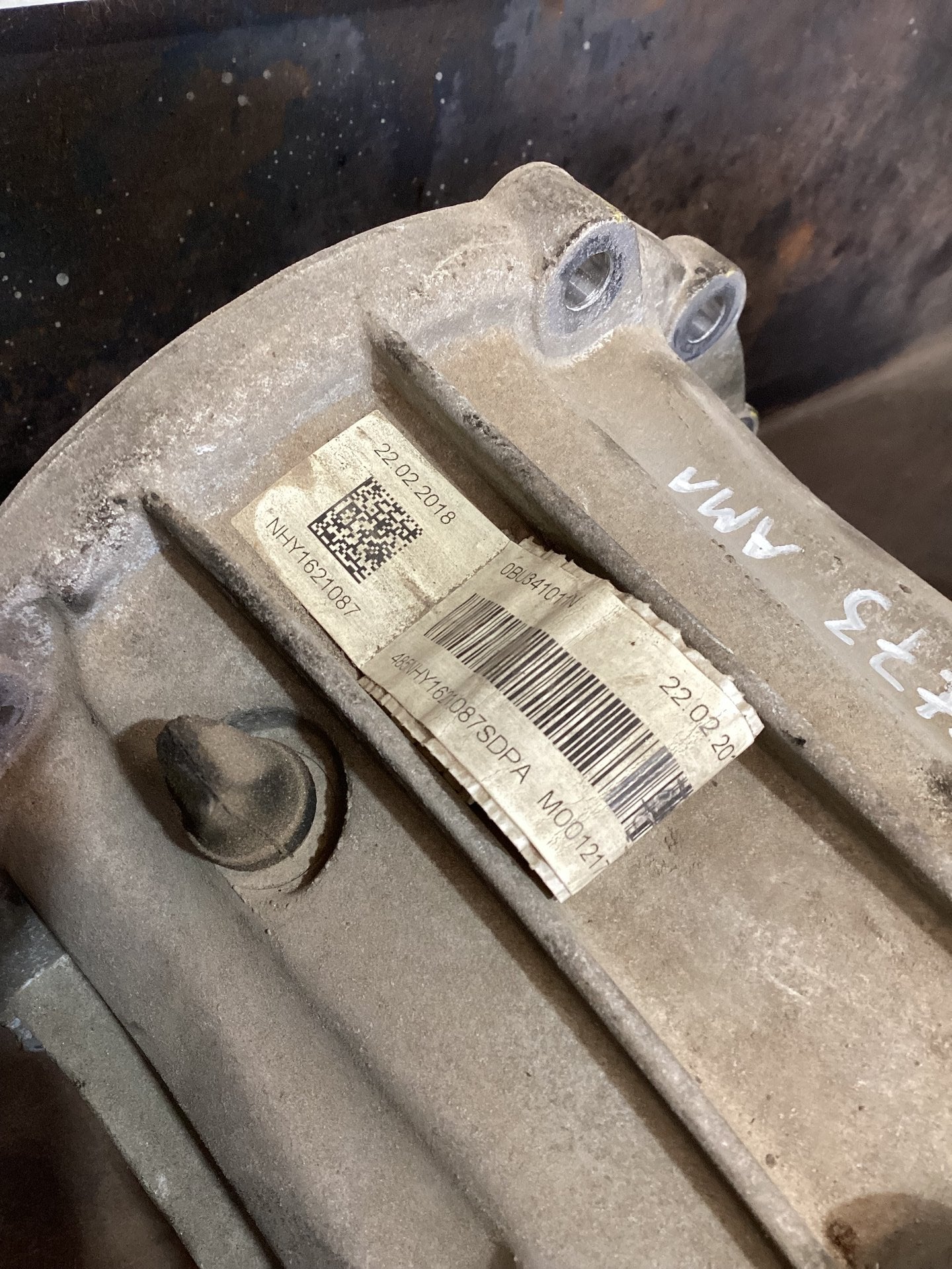 2018 Volkswagen Amarok Transfer Case NHY1621087