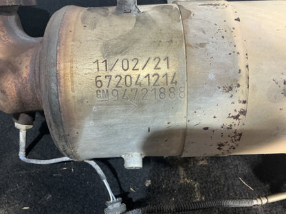 2019 Holden Colorado   Catalytic Converter 94721888