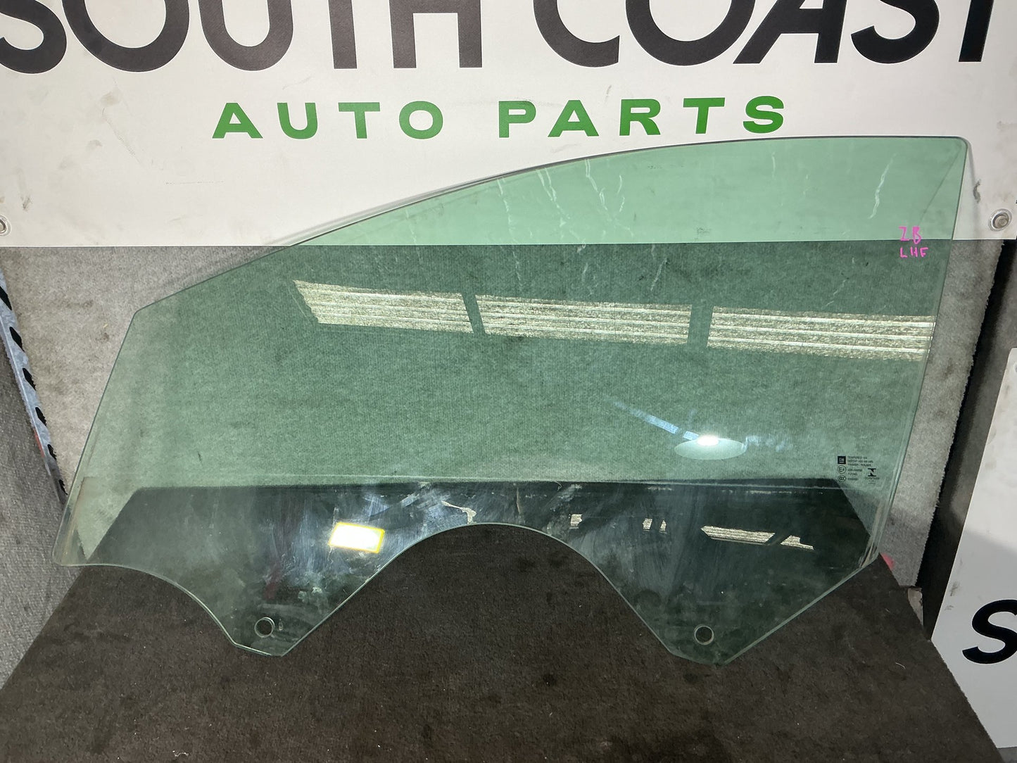 2019 Holden Commodore   Left Front Door Glass