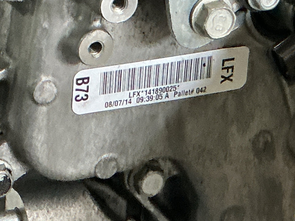 2015 Holden Commodore VFSV6 Engine LFX1189002