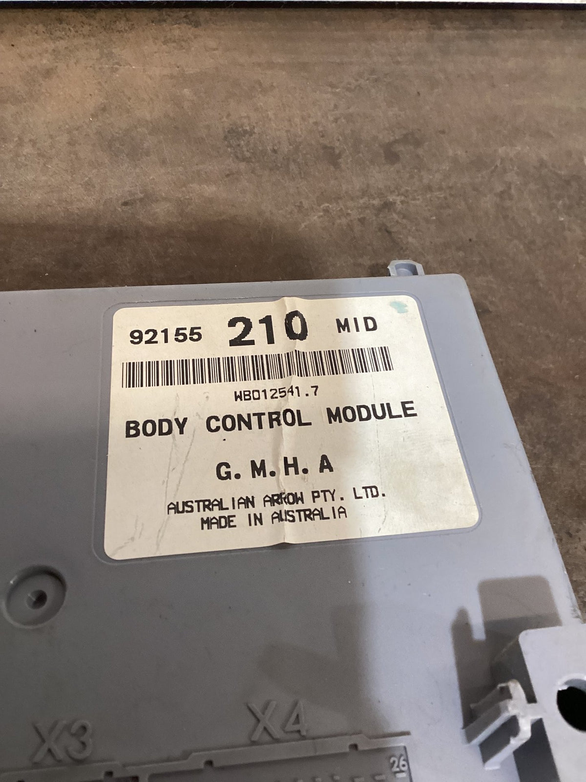 2003 Holden Commodore VY BCM Kit 92155210