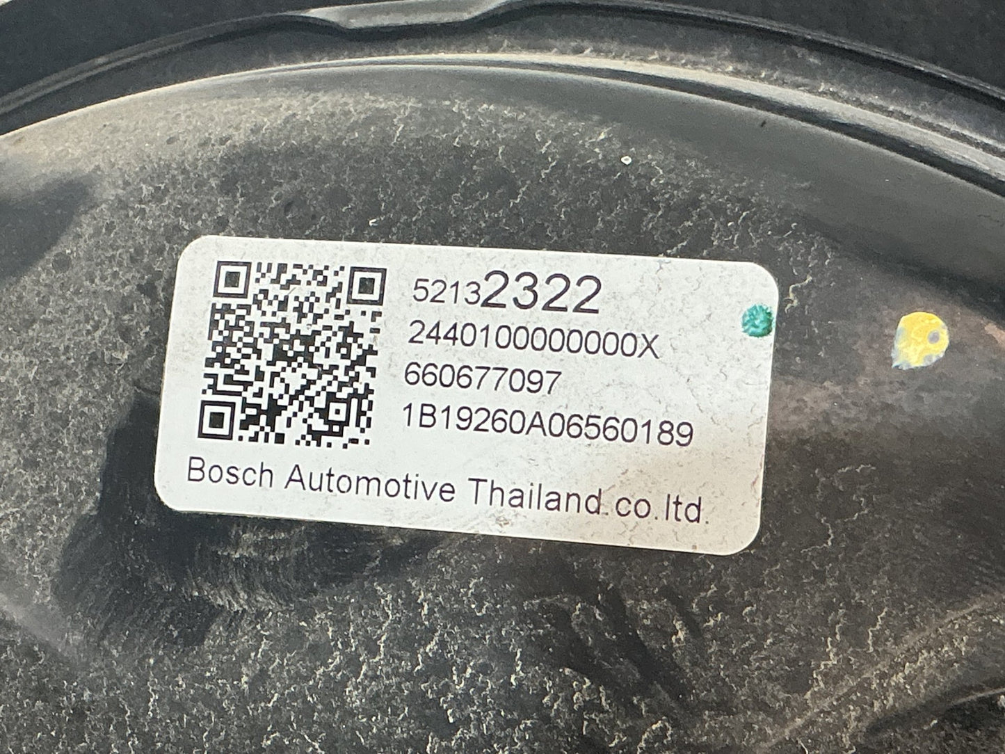 2019 Holden Colorado Brake Booster 52132322