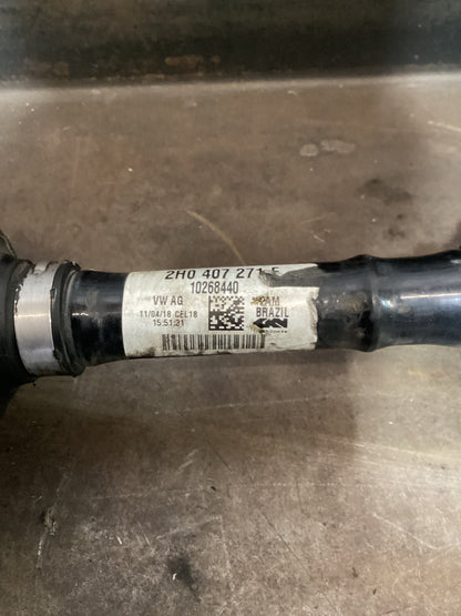 2018 Volkswagen Amarok Left Front Drive Axle 2H04072715