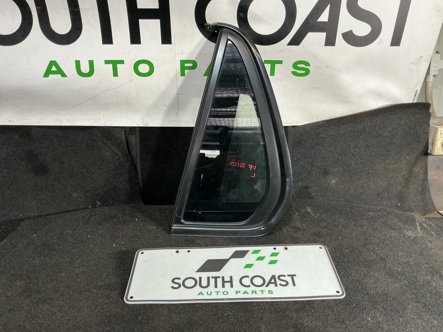 2013 Holden Ute VF  Left Rear Quarter Door Glass