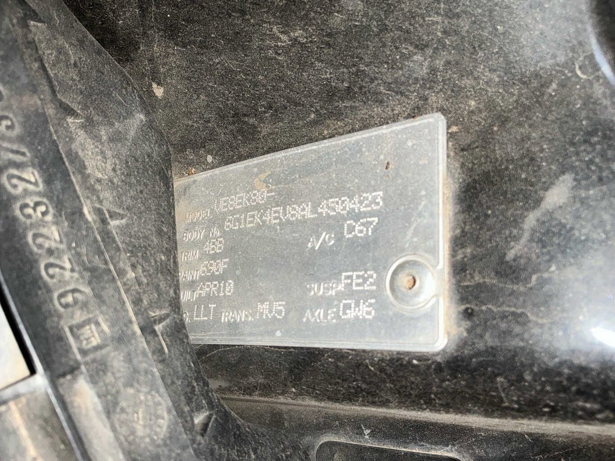2007-2010 Holden Ute SV6 VE Single Cab Utility
