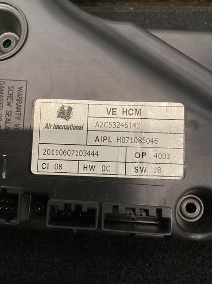 2011 Holden Commodore VE HVAC