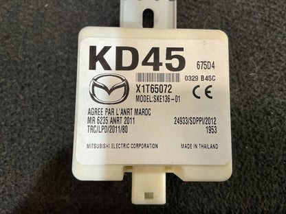 Feb 2012 to Dec 2016- Mazda CX-5 KE Petrol 2.0L- Engine ECU- Security Set- Includes ECU, Immobilizer, Reader, and Key