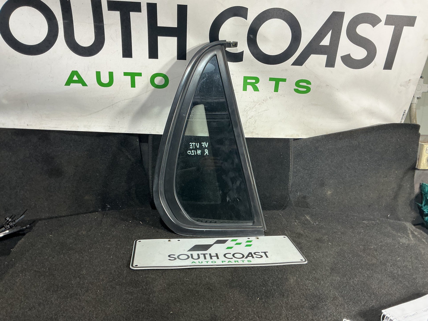 2013 Holden Ute VF  Right Rear Quarter Door Glass