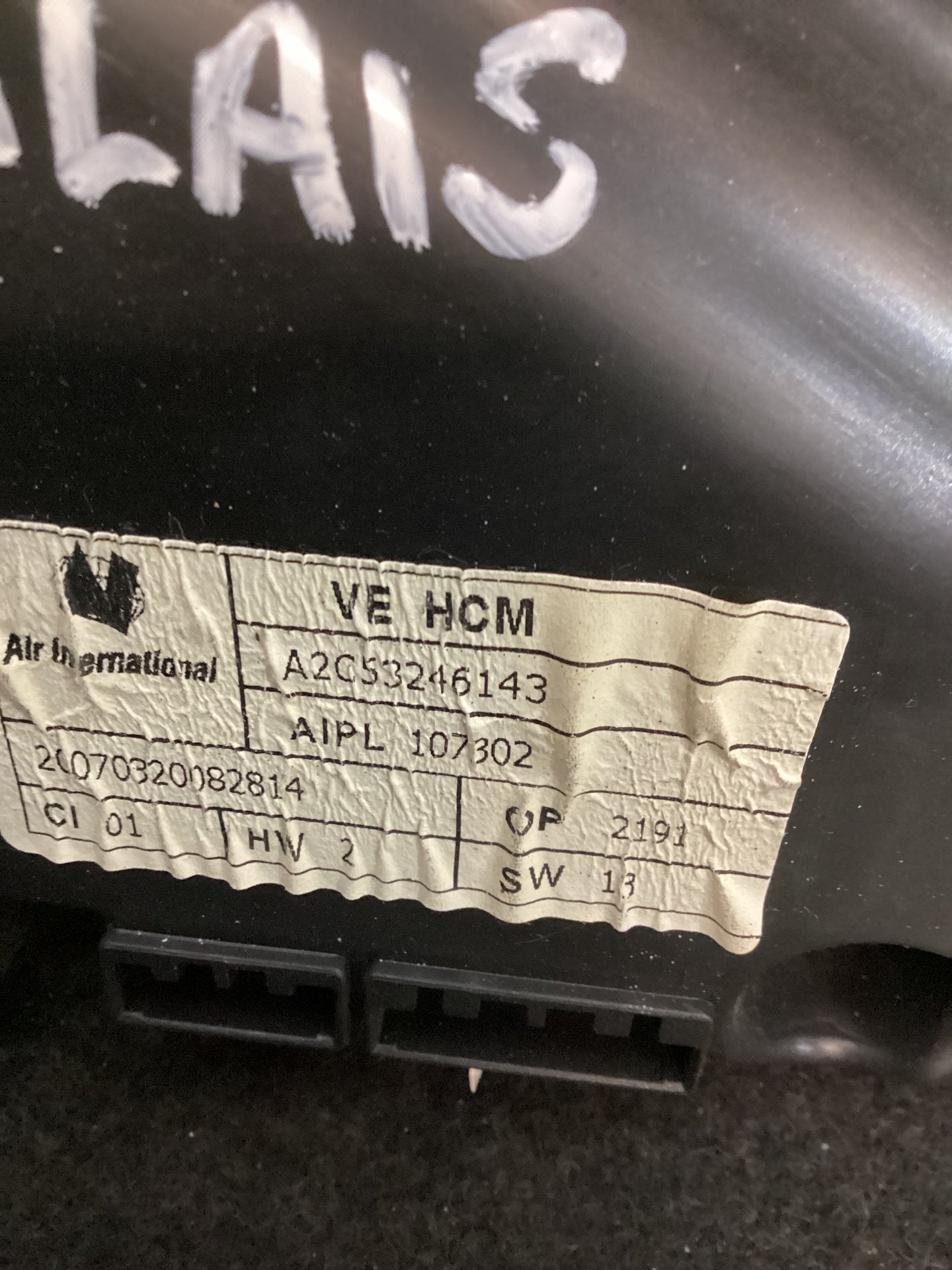 Holden Calais VE 6G1EX55768L940846 HVAC Module