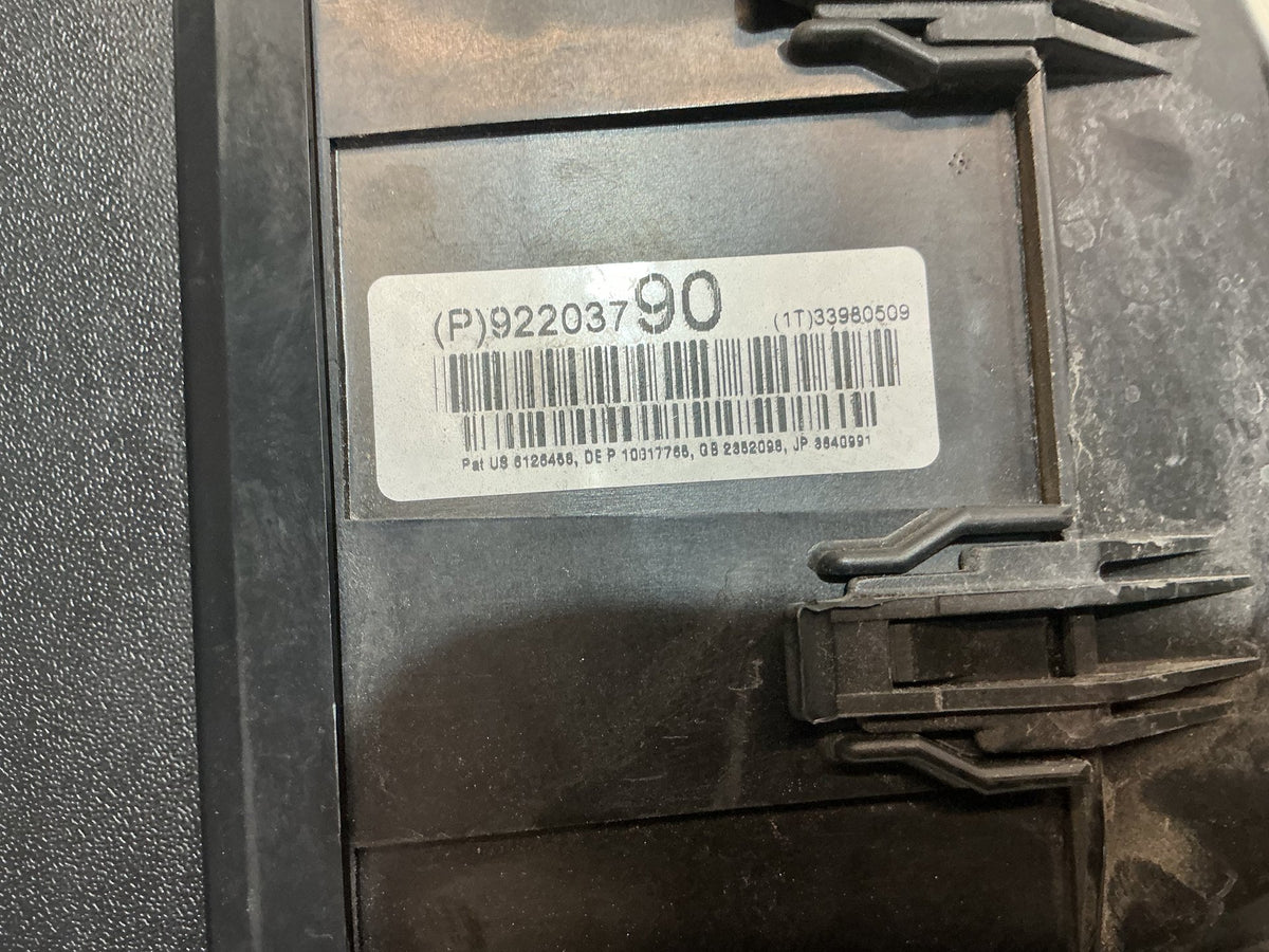 2009 Holden Commodore VE Fuse Box 92203790