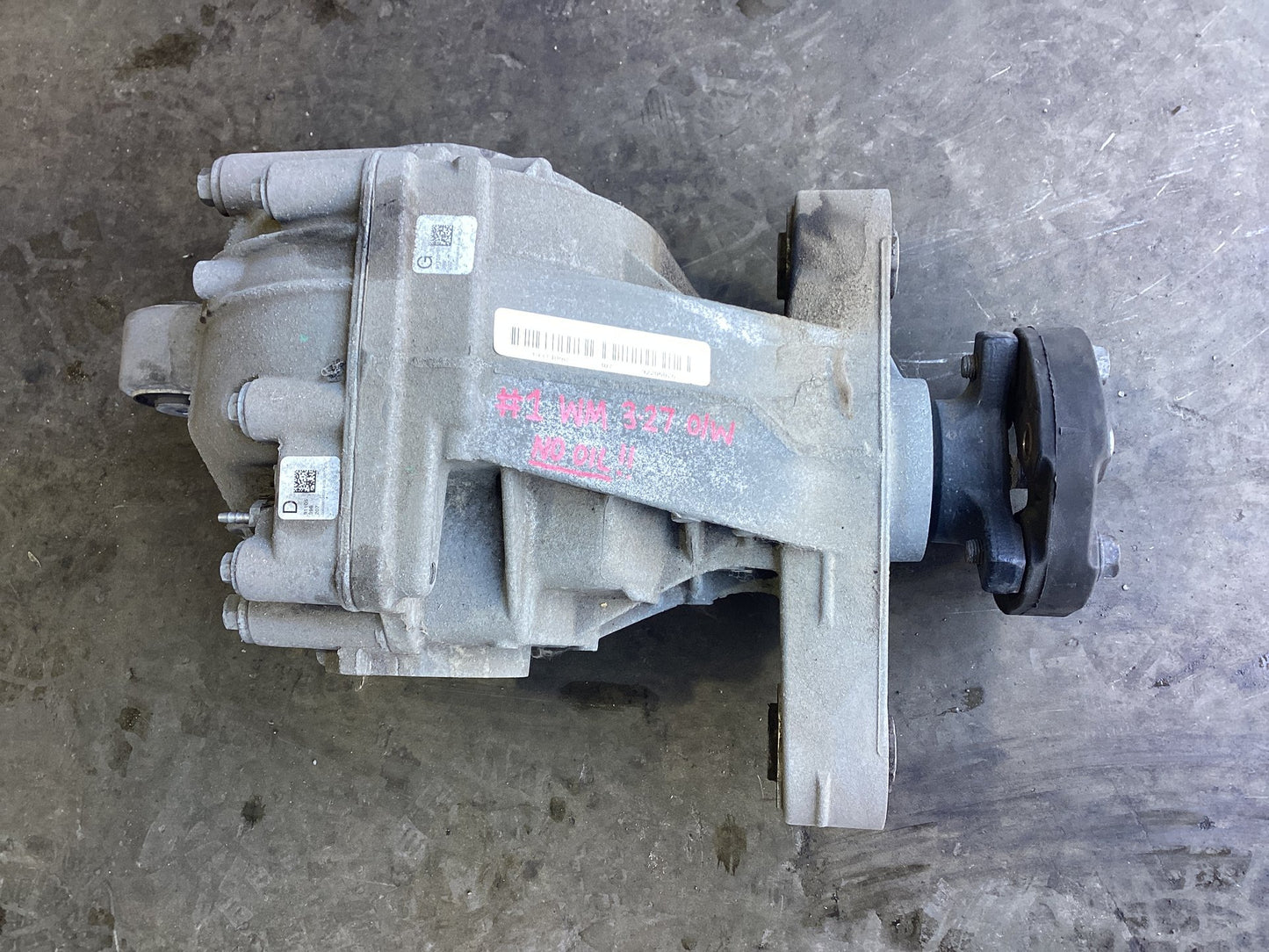 2010 Holden Statesman WM  Rear Differential Assembly WMVEDIFFERENTIAL327STANDARD