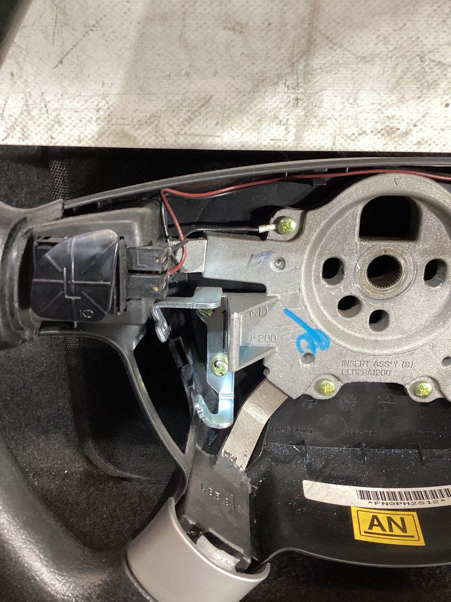 2009 Holden Barina TK KL3SF08619B693402 Steering Wheel